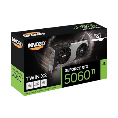 INNO3D GEFORCE RTX 5060 Ti TWIN X2 16GB GDDR7 - N506T2-16D7-191073N