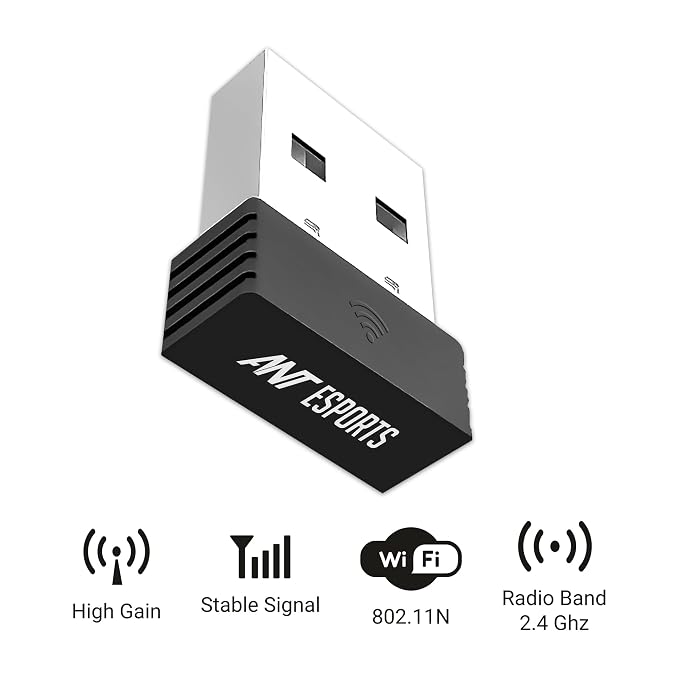 Ant Esports AE200M 150 Mbps 2.4Ghz USB 2.0 Wi-Fi Adapter