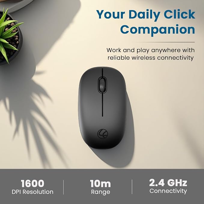 Lapcare Wireless Mouse - Safari III Black (LWM-003)