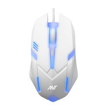Ant GM46 Wired Optical Gaming Mouse white