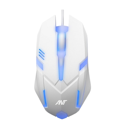Ant GM46 Wired Optical Gaming Mouse white