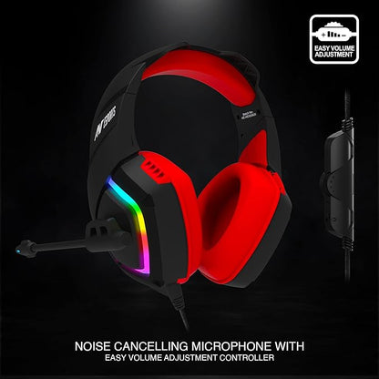 Ant Esports H530 RGB Gaming Headset - Black Red
