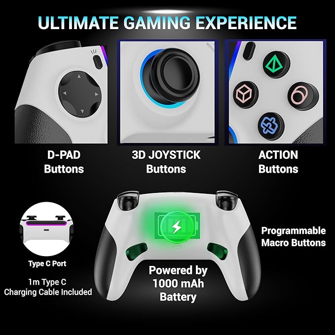 Ant Esports Supernova Wireless Gamepad - White