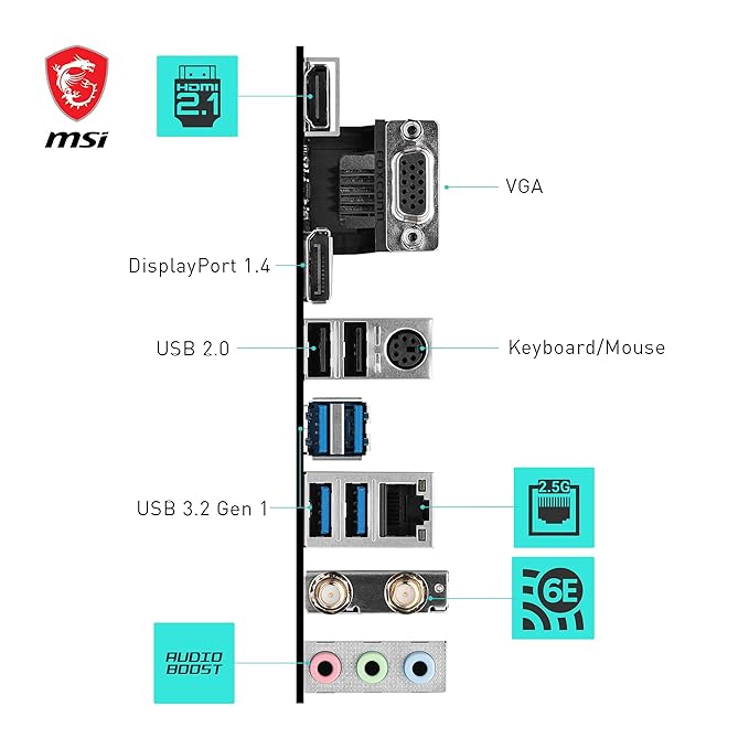 MSI B760M Gaming WiFi Motherboard