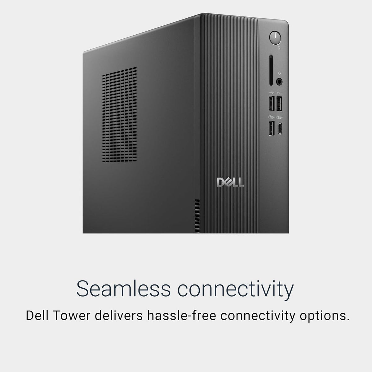 Desktop - Dell Slim ECS1250 - i5-14400 | 8 GB | 512 | Windows 11 | Office' 24 | Wired KB & M | 19.5" Monitor