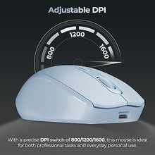 Foxin Flow Rechargeable Mouse BT & Wireless (Blue)