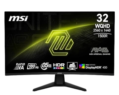 MSI MAG 32CQ6F 32-Inch WQHD - 2560x1440 1500R Gaming Monitor