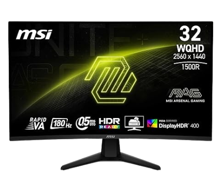 MSI MAG 32CQ6F 32-Inch WQHD - 2560x1440 1500R Gaming Monitor