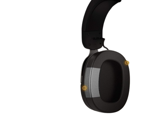 Asus Tuf Gaming H3 Wired Over Ear Headphones With Mic (Silver)