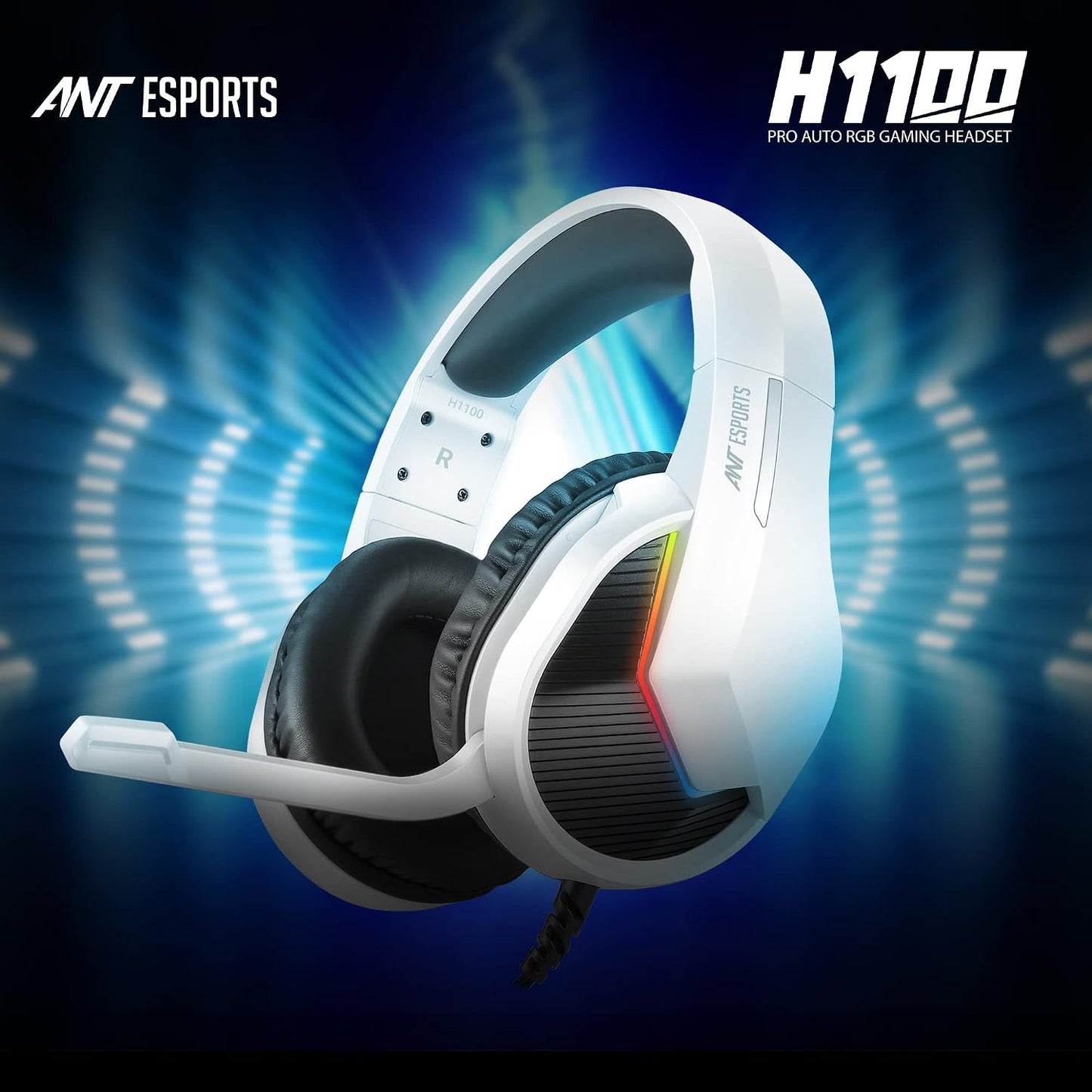 Ant Esports H1100 Pro RGB Wired  Gaming Headphones