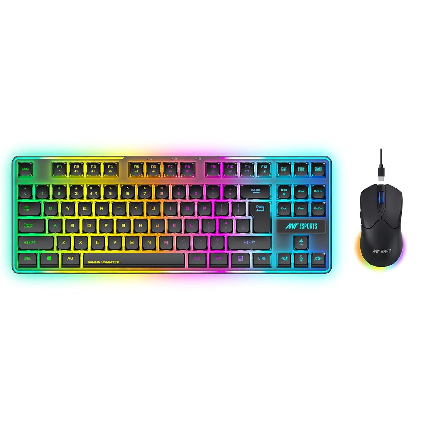 Ant Esports KM730 Pro Gaming Wireless TKL Keyboard Mouse Combo