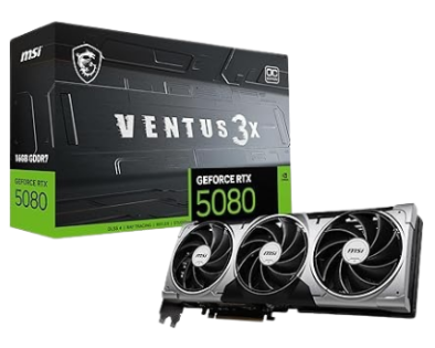 msi Gaming RTX 5080 16G Ventus 3X OC Graphics Card
