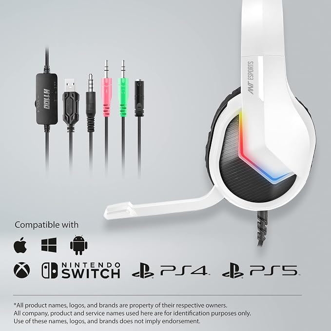 Ant Esports H1100 Pro RGB Wired  Gaming Headphones