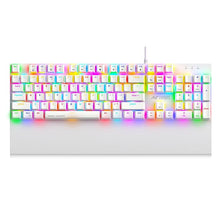 Ant Esports  MK4100 RGB Mechanical Gaming Keyboard - White - Red Switches