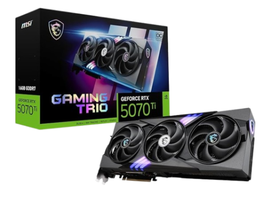 MSI GeForce RTX 5070 Ti 16G Gaming Trio OC Graphic Card