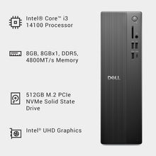Desktop - Dell Slim ECS1250 - i5-14400 | 8 GB | 512 | Windows 11 | Office' 24 | Wired KB & M | 19.5" Monitor