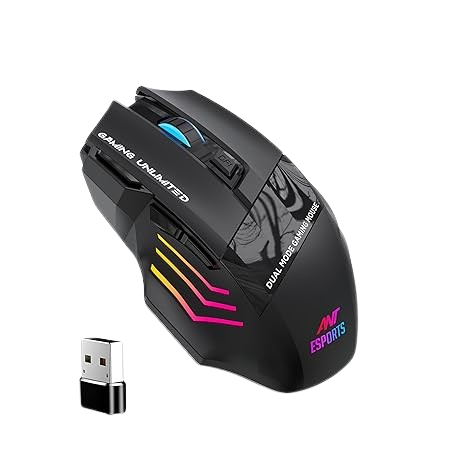 Ant Esports GM105 Pro Wireless Gaming Mouse black white