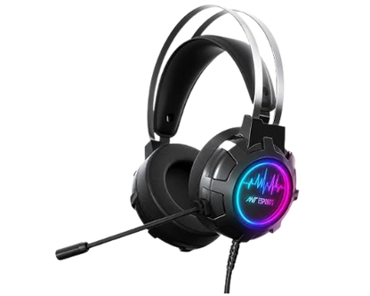 Ant Esports H950 Wired 7.1 USB RGB Gaming Headset - Black