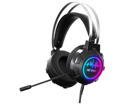 Ant Esports H950 Wired 7.1 USB RGB Gaming Headset - Black