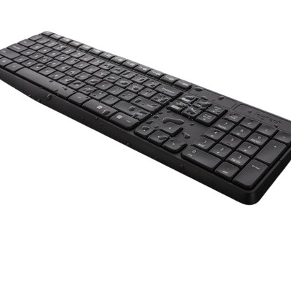 Logitech Wireless Keyboard and Mouse Combo,MK235- Black