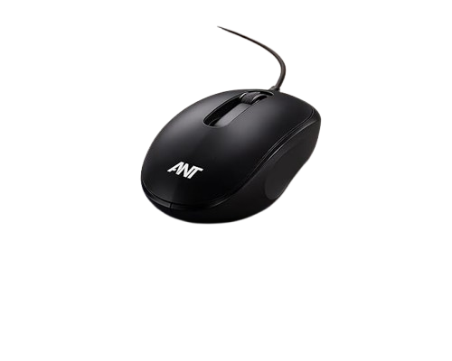 Ant OM120 Wired Optical Mouse black