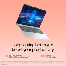 HP 15, 12 Gen Intel Core i5-1235U, 8GB DDR4, 512GB SSD, 15.6-inch(39.6cm), Anti-glare, Micro-edge, FHD Laptop, Intel UHD Graphics, 1080p FHD camera, Backlit KB(Win11, Office21, Silver,1.59kg) fd0070TU