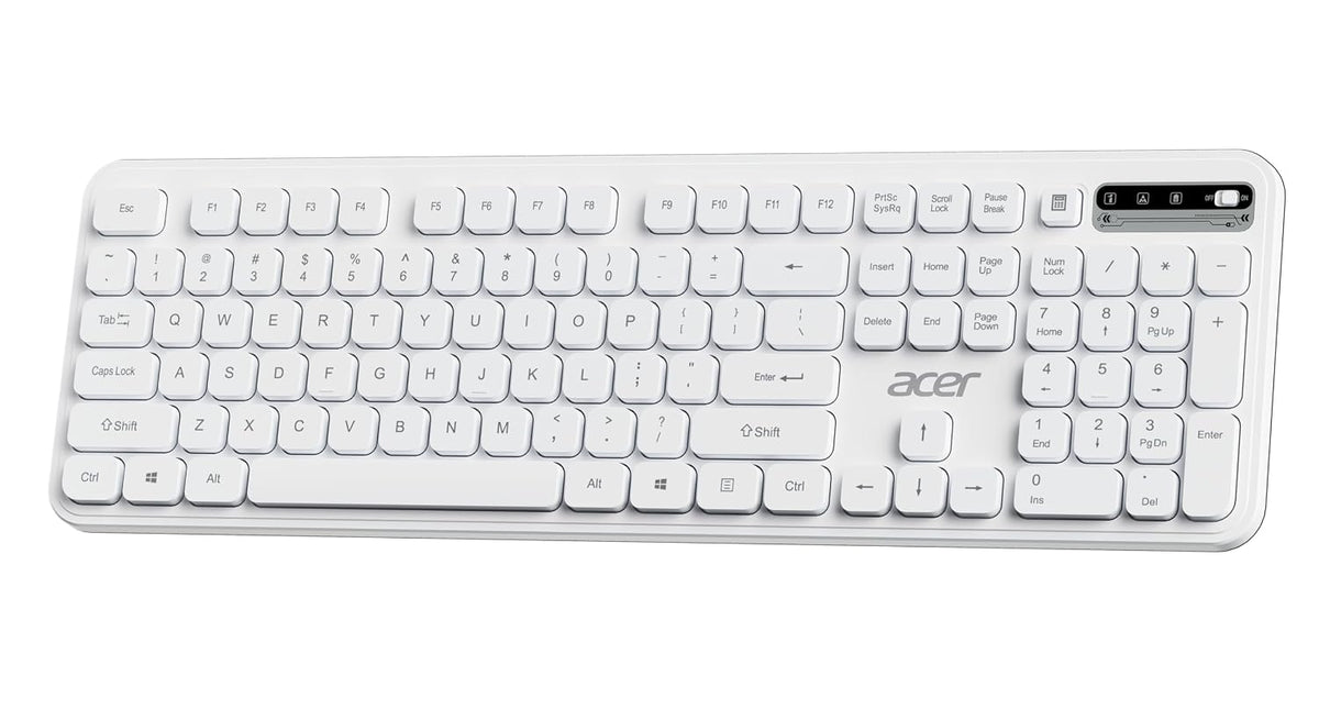 Acer ACR501 Softkey Pro Wireless Keyboard - White