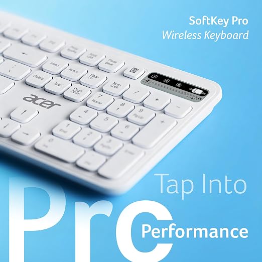 Acer ACR501 Softkey Pro Wireless Keyboard - White