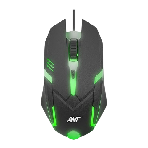 Ant GM46 Wired Optical Gaming Mouse  black