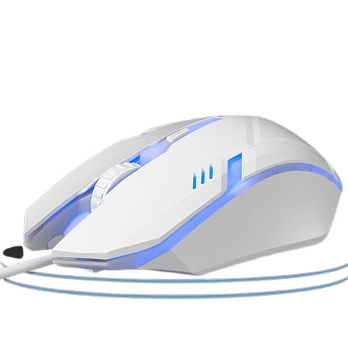 Ant GM46 Wired Optical Gaming Mouse white