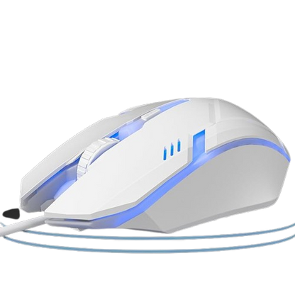 Ant GM46 Wired Optical Gaming Mouse white