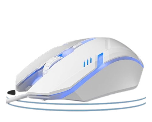 Ant GM46 Wired Optical Gaming Mouse white