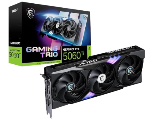 MSI GeForce RTX 5060 Ti 16G Gaming Trio OC Graphic Card