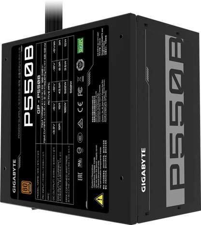 Gigabyte P550B 550 Watt 80 Plus Bronze SMPS