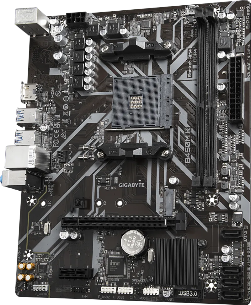 Gigabyte B450M K DDR4 M-ATX Motherboard