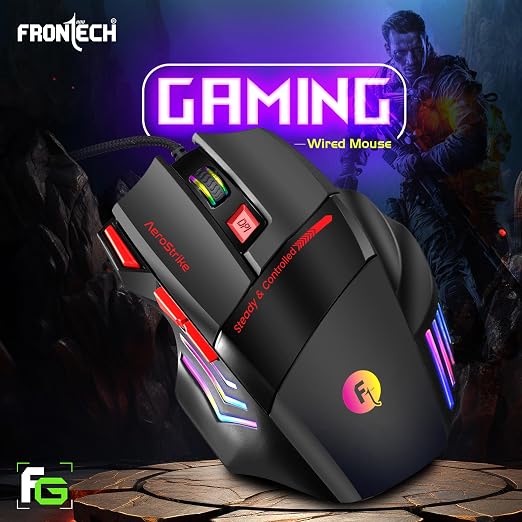 Frontech AeroStrike RGB USB Gaming Mouse