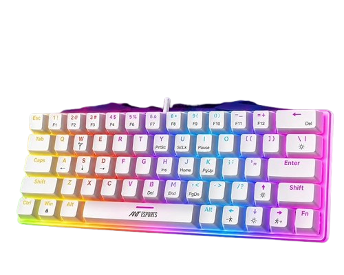 Ant Esports MK1200 Mini 60% Wired Mechanical Gaming Keyboard – Red Switch