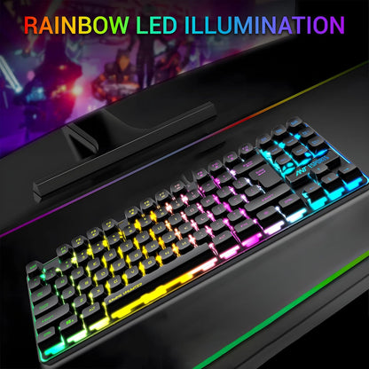Ant Esports MK720 Pro V2 Membrane Wireless Gaming Keyboard Black