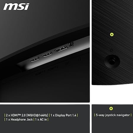 MSI MAG 32CQ6F 32-Inch WQHD - 2560x1440 1500R Gaming Monitor