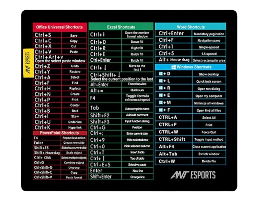 Ant Esports Lapi MousePad 260X210X3mm Anti-fray Stitching