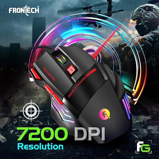 Frontech AeroStrike RGB USB Gaming Mouse