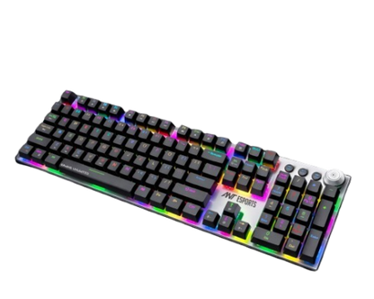 Ant Esports MK 4400 Pro Wireless Mechanical Gaming Keyboard Brown Switch – Black