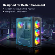Foxin Titan Mid Tower Computer Case/Gaming Cabinet