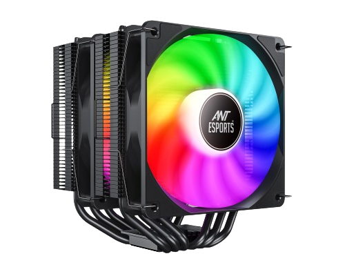 Ant Esports ICE-C621 Dual Tower 2x120mm ARGB AM5/LGA1851 Black CPU Air Cooler