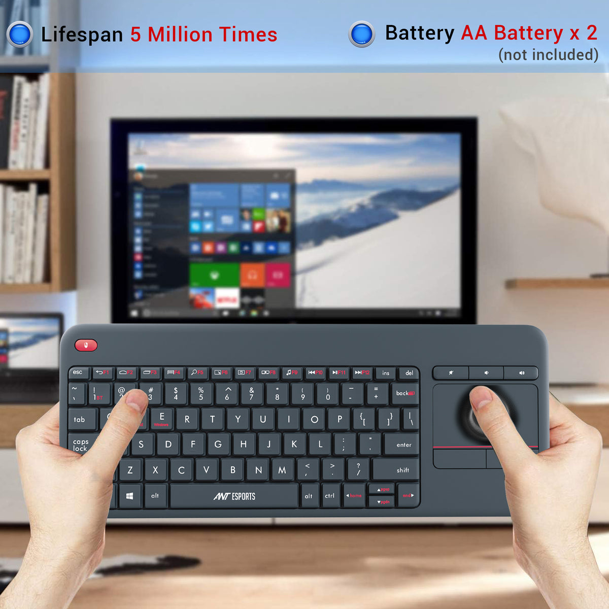 Ant Esports WK100 Mechnical Wireless Keyboard Grey