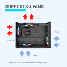 Ant Esports Box C Air Mini Tower Micro-ATX, Mini-ITX Grey Cabinet 120mm Fan