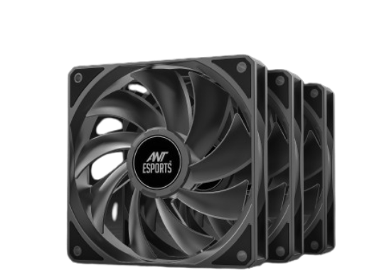 Ant Esports Darkflow 3x120mm Black Case Fan