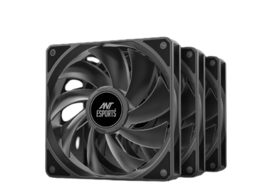 Ant Esports Darkflow 3x120mm Black Case Fan