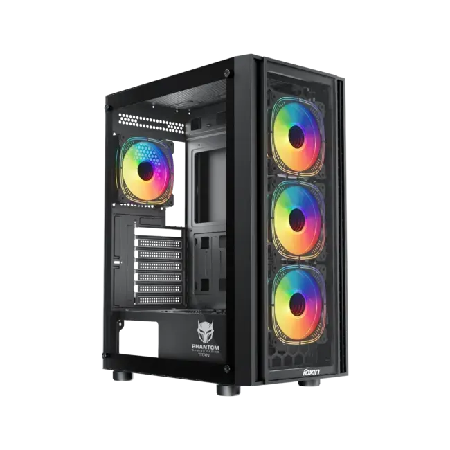 Foxin Titan Mid Tower Computer Case/Gaming Cabinet
