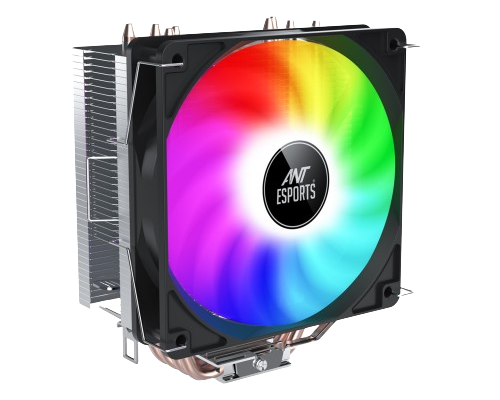 Ant Esports ICE-C400 Rainbow 120mm ARGB AM5/LGA1851 Black CPU Air Cooler